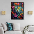 Camocin Cat Diamond Painting Kit DP-05 12x16in Full Drill 5D Crystal Art by Deal US