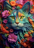 Camocin Cat Diamond Painting Kit DP-05 12x16in Full Drill 5D Crystal Art by Deal US
