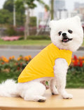 Cotton Dog Shirt Small Size Soft Breathable Sleeveless Vest for Small Dogs by Deal US
