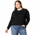Amazon Essentials Women's Crewneck Sweater Classic Fit Soft Touch Black Size 2X by Deal US