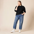 Amazon Essentials Women's Crewneck Sweater Classic Fit Soft Touch Black Size 2X by Deal US