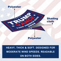 KENPMA Trump Vance 2024 Flag 3x5 Double Sided Outdoor Banner 3 Ply by Deal US