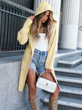 ANRABESS Women Cardigan Open Front Knit Hoodie Sweater Coatigan XS Beige by Deal US