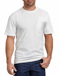 Dickies Men's Heavyweight Crew Neck Short Sleeve Work Utility T-Shirt White M by Deal US