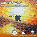 MISITU 1000pcs Jigsaw Puzzle The Sun Rising Challenging 10.24x14.96in by Deal US