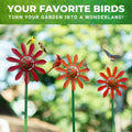Nature Anywhere Fun Flowers Suet Feeder 3 Pack Outdoor Hanging Bird Feeder by Deal US