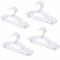 VIIBASE Baby Nursery Closet Hangers Ultra-Thin Plastic White 20 Pack by Deal US