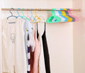 VIIBASE Baby Nursery Closet Hangers Ultra-Thin Plastic White 20 Pack by Deal US