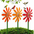 Nature Anywhere Fun Flowers Suet Feeder 3 Pack Outdoor Hanging Bird Feeder by Deal US