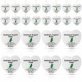 Tioncy Emotional Support Pickle Ceramic Ornaments Double Sided Heart 24 Pack by Deal US