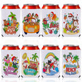 HOWAF 8pcs Christmas Coloring Crafts Sleeves for Kids Tropical Fun by Deal US