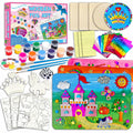 Wooden Foil Art Crafts DIY Unicorn & Princess Painting Kit for Kids Ages 5-12 by Deal US
