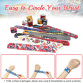 Acehome 48 PCS Kids Slap Bands Wristbands Bulk Vinyl Rolls Car by Deal US