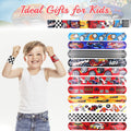 Acehome 48 PCS Kids Slap Bands Wristbands Bulk Vinyl Rolls Car by Deal US