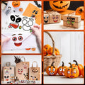 LINAYE Halloween Pumpkin Face Stickers Small Mini 72 PCS Decorating Kit by Deal US