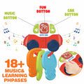 Baby Teething Toys Montessori Sensory Car Key Teether Music Light 0-18M by Deal US