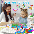 Wooden Foil Art Crafts DIY Unicorn & Princess Painting Kit for Kids Ages 5-12 by Deal US