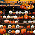 LINAYE Halloween Pumpkin Face Stickers Small Mini 72 PCS Decorating Kit by Deal US