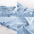 Women Sleeveless Tie Bow Blouse Casual Top Light Blue - Size XXL by Deal US