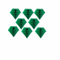 ZGjoy 8pcs 10in Green Paper Diamond Honeycomb Balls Decoration by Deal US
