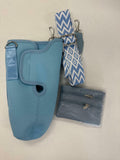 TITPOP Water Bottle Carrier Bag Lightweight Portable for Hiking & Travel - Blue by Deal US