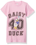 Disney Daisy Duck Girls Light Pink Solid Crew Tee Shirt XL by Deal US