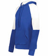 Holloway Women's Momentum Team Fleece Hoodie Royal White - Size XXL