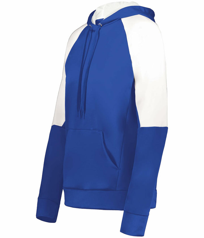 Holloway Women's Momentum Team Fleece Hoodie Royal White - Size XXL by Deal US