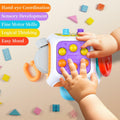 Montessori Busy Cube Sensory Toddler Toy Educational Activity Age 2-4 by Deal US