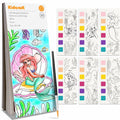 Paint with Water Mermaid Coloring Book Kit Travel Toy Mess Free for Kids by Deal US