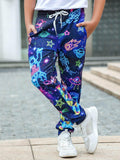Kids Jogger Pants Tie Dye Volleyball Print Casual Sport Trousers Size 6-7 by Deal US