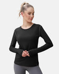 WANAYOU Women's Compression Dry Fit Long Sleeve Shirt 3 Pack Black Size S by Deal US