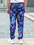 Kids Jogger Pants Tie Dye Volleyball Print Casual Sport Trousers Size 6-7 by Deal US