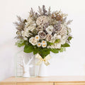 Kimkusia Silk Artificial Flowers Bridal Wedding Decor Bouquet Faux Silk Roses by Deal US