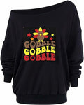 Roshop Women's BCTU Off Shoulder Baggy Long Sleeve Sweatshirt Size 3XL by Deal US