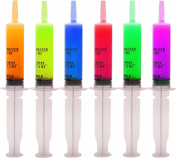 JOYIN 25-Pack 60ml Plastic Syringes with Easy-Grip Caps Reusable Tubes by Deal US