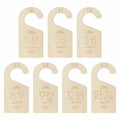 Qianyu Baby Closet Dividers Wooden Double-Sided Organizer Set of 7 by Deal US