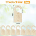 Qianyu Baby Closet Dividers Wooden Double-Sided Organizer Set of 7 by Deal US