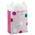 Hallmark 15" Extra Large Holiday Gift Bag Trendy Lights Pink with Tissue & Tag by Deal US