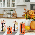 4 PCS Autumn Wood Sign Fall Decor Farmhouse Harvest Thanksgiving Indoor by Deal US