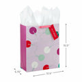 Hallmark 15" Extra Large Holiday Gift Bag Trendy Lights Pink with Tissue & Tag by Deal US