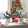 SUPREME 2PCS Mini Xmas Tree Tabletop Decor Artificial Indoor Holiday by Deal US