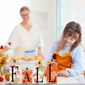 4 PCS Autumn Wood Sign Fall Decor Farmhouse Harvest Thanksgiving Indoor by Deal US