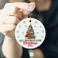 NewEleven Ceramic Christmas Ornament Book Lovers Gift Bookshelf Decor by Deal US