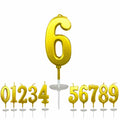 wusiyork Number 6 Birthday Candle Cake Decoration 1pc by Deal US