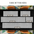 Elegant Comfort Table Runner Green Crochet Luxury Embroidery 16x20 Inch by Deal US
