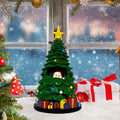 EVOLUX Mini Christmas Tree 2FT with Lights Ornaments Star Tabletop Decor by Deal US