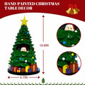 EVOLUX Mini Christmas Tree 2FT with Lights Ornaments Star Tabletop Decor by Deal US