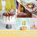 wusiyork Number 3 Birthday Candle Style A Single Unit Cake Decoration by Deal US