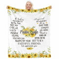 JTUOW Sunflower Blanket Pastor Appreciation Christian Gift 60x50 by Deal US